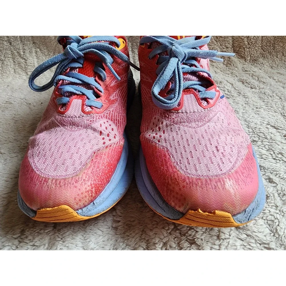 Hoka Mach 6 Youth Running Shoes Peony/Cerise Size 6MD